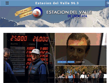 Tablet Screenshot of estaciondelvalle963.com.ar